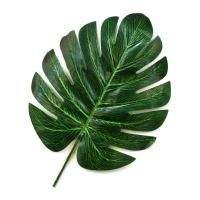 Лист Монстера, искусственный, 15*30 см, Зеленый