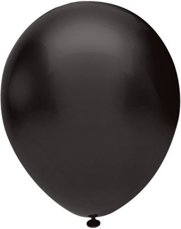 Шар (12''/30 см) Черный (807), пастель