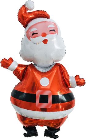 Шар (47''/119 см) Фигура, Веселый Дед Мороз