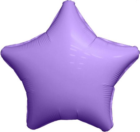 Шар (19''/48 см) Звезда, Мистик, Пурпурный, Сатин