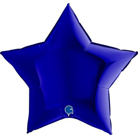 Шар (36''/91 см) Звезда, Темно-синий